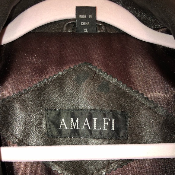 Amalfi Jackets Coats Vintage Amalfi Leather Jacket Poshmark